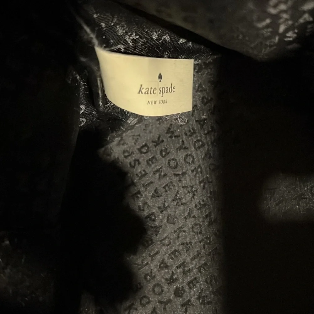 Kate Spade New York Haven Lane Glitter Dots Black Tote Bag